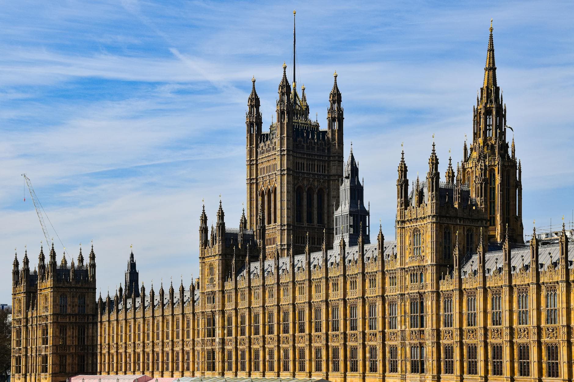 The Palace of Westminster on the Thames